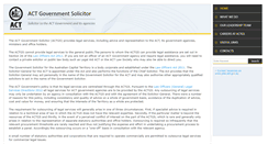 Desktop Screenshot of actgs.act.gov.au