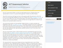 Tablet Screenshot of actgs.act.gov.au
