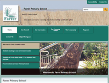 Tablet Screenshot of farrerps.act.edu.au