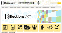Desktop Screenshot of elections.act.gov.au