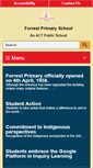Mobile Screenshot of forrestps.act.edu.au