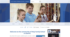 Desktop Screenshot of holyfamily.act.edu.au