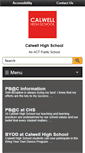 Mobile Screenshot of calwellhs.act.edu.au