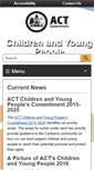 Mobile Screenshot of children.act.gov.au
