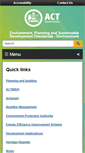 Mobile Screenshot of environment.act.gov.au