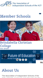 Mobile Screenshot of ais.act.edu.au