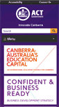 Mobile Screenshot of business.act.gov.au