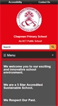 Mobile Screenshot of chapmanps.act.edu.au