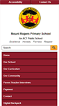 Mobile Screenshot of mtrogers.act.edu.au