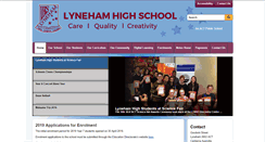 Desktop Screenshot of lynehamhs.act.edu.au