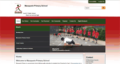 Desktop Screenshot of macquarieps.act.edu.au