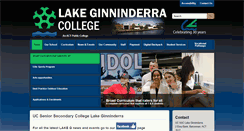 Desktop Screenshot of lakeonline.act.edu.au
