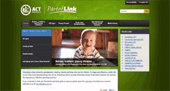 Desktop Screenshot of parentlink.act.gov.au