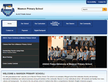 Tablet Screenshot of mawsonps.act.edu.au