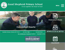 Tablet Screenshot of goodshepherd.act.edu.au