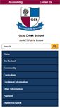 Mobile Screenshot of goldcreek.act.edu.au
