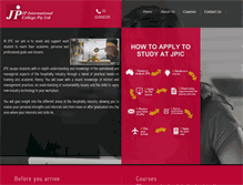 Tablet Screenshot of jpic.act.edu.au