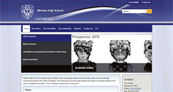 Desktop Screenshot of melrosehs.act.edu.au